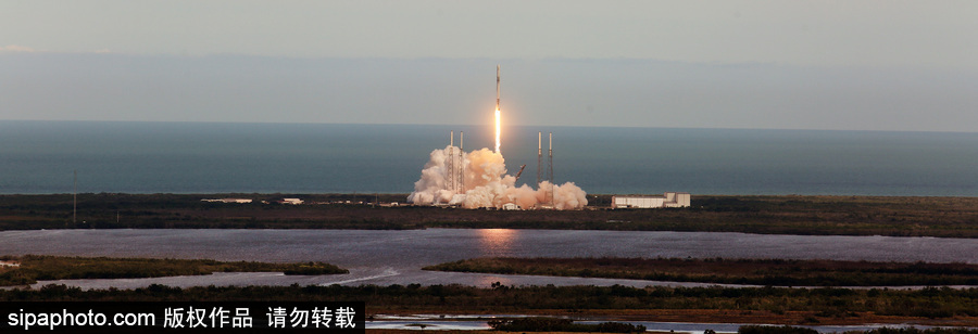SpaceX發(fā)射“龍”飛船 為國(guó)際空間站運(yùn)送補(bǔ)給