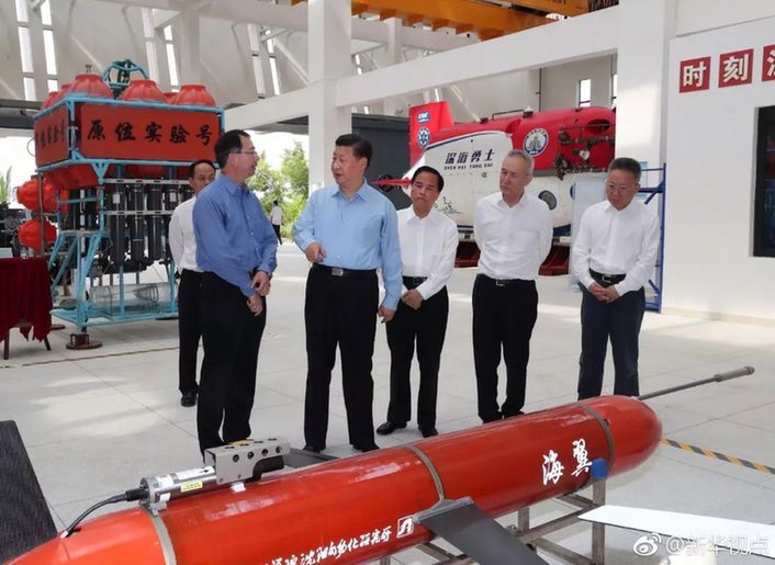 習近平視察中科院深?？茖W與工程研究所