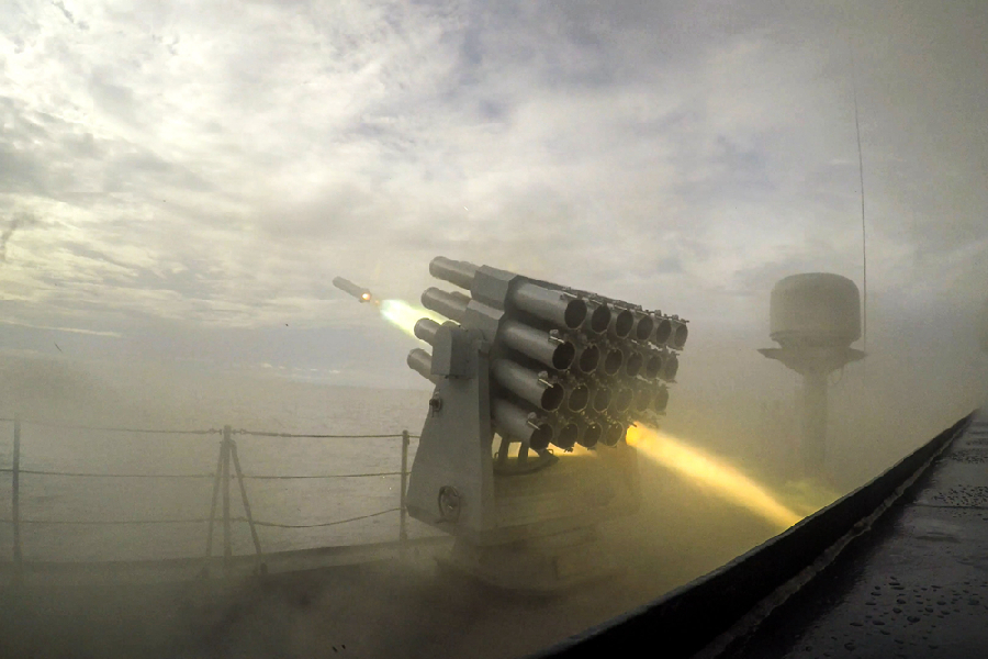 第29批護航編隊實際使用武器訓練 精確命中目標