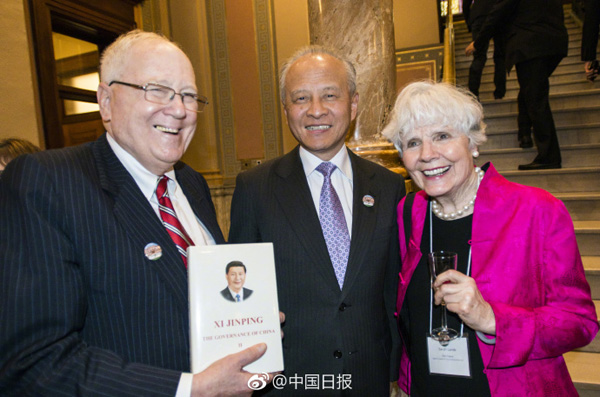 中國駐美大使崔天凱：希望艾奧瓦州在中美合作中繼續(xù)發(fā)揮引領(lǐng)作用