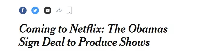 奧巴馬和米歇爾要進軍演藝圈了!已和網飛簽訂協議……