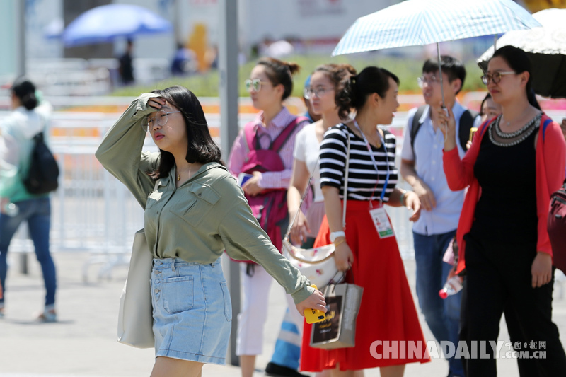 北京持續遭遇高溫天氣