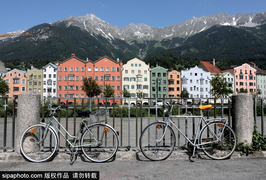 歐洲小城之光——奧地利因斯布魯克城景
