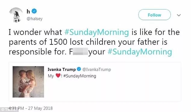 伊萬卡曬出這張照片被狂噴,要怪全怪她老爹特朗普?