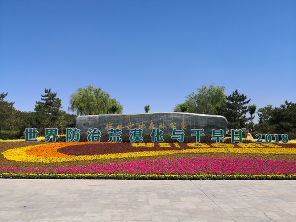 第24個世界防治荒漠化與干旱日紀念大會在榆林舉行