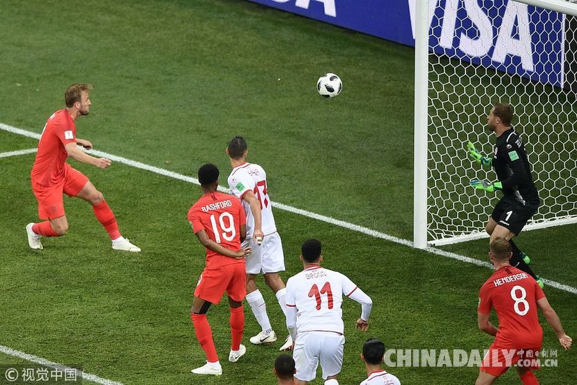 凱恩補時絕殺+梅開二度 英格蘭首戰2-1突尼斯