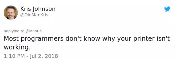 我是程序員，不懂修打印機！你的專業技能遭受過怎樣的誤解？