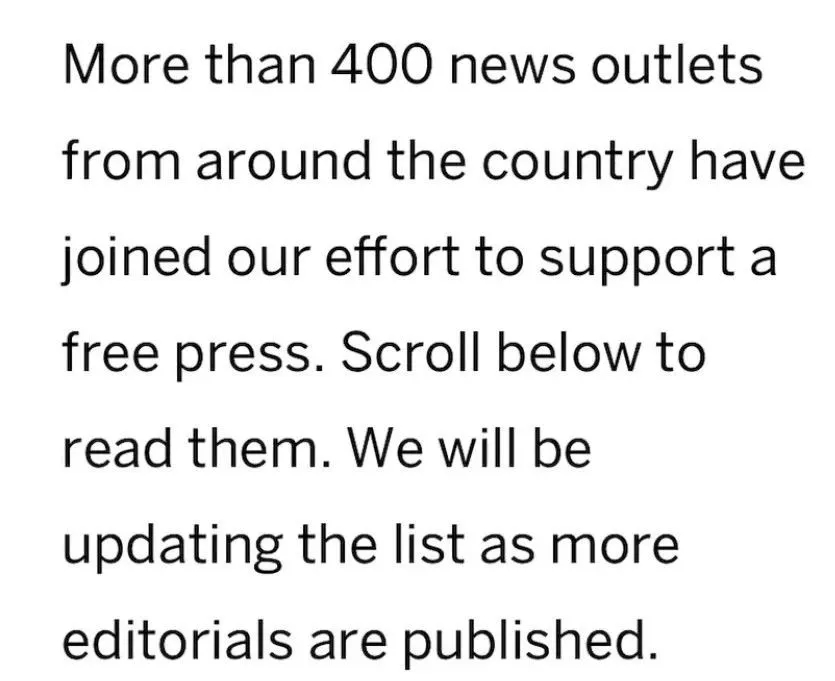 外媒說:天天被罵“假新聞”,美國媒體爆發(fā)了!350家媒體集體“宣戰(zhàn)”特朗普