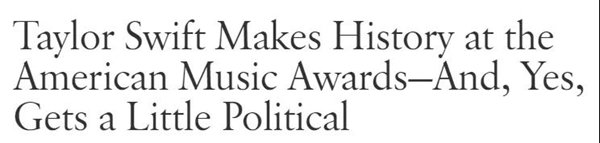 霉霉打破沉默表達(dá)政治立場(chǎng),特朗普:對(duì)她歌的喜愛減少25%丨外媒說