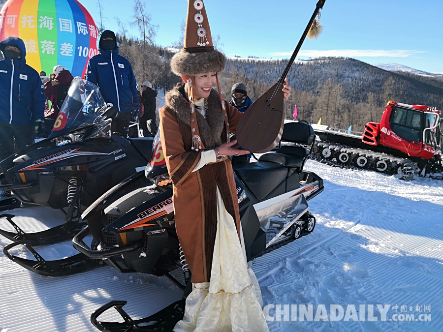 【改革開放40年】基層行：冬季來新疆滑雪！新疆可可托海實現工礦區到旅游區轉型