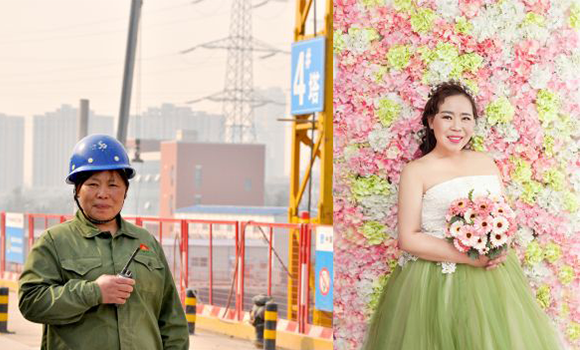 驚艷了時光！當女工們脫下工裝走進照相館[組圖]