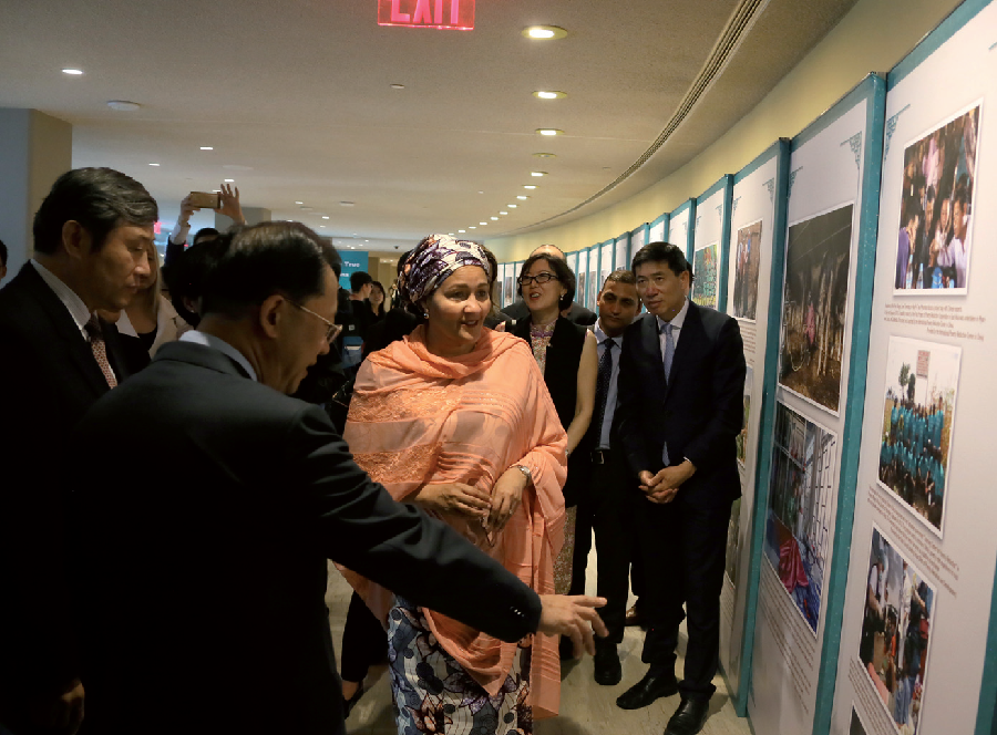 “追尋美好生活”中國脫貧成就展在聯合國總部舉行