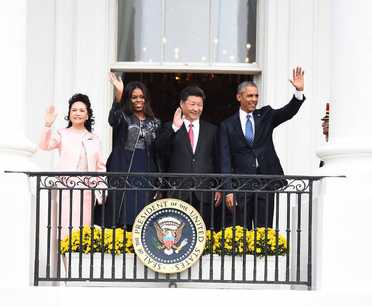 中美第一夫人共看熊貓!當中國牡丹遇到美國玫瑰